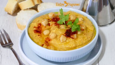 Hummus de Garbanzos con Tahini Casero en Thermomix