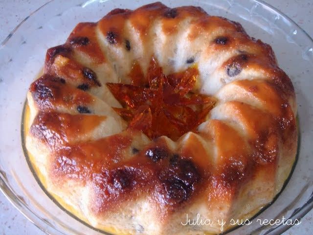 Pudin de Manzanas y Pasas