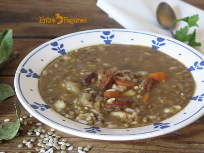 Arroz con Lentejas
