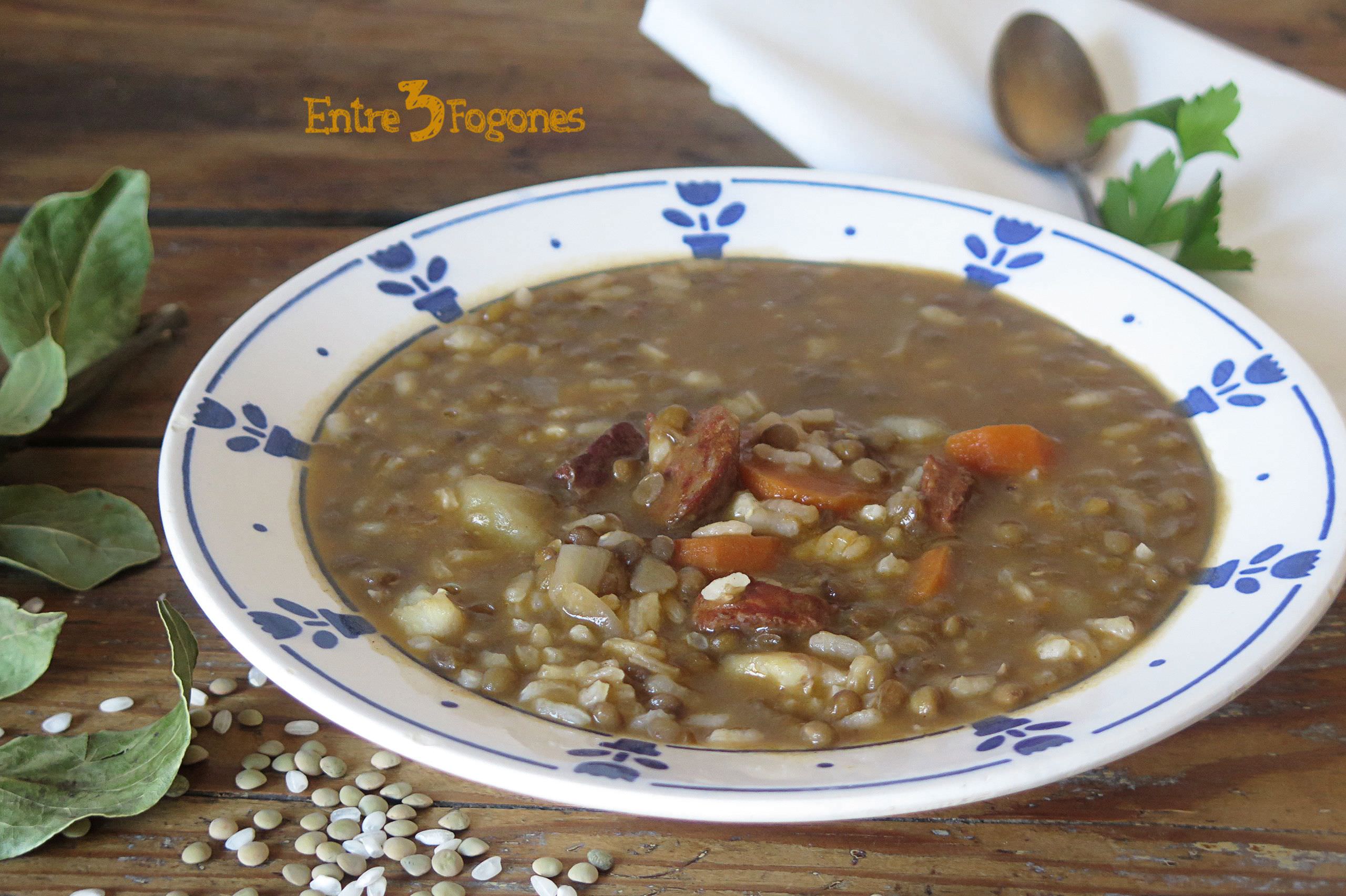 Arroz con Lentejas