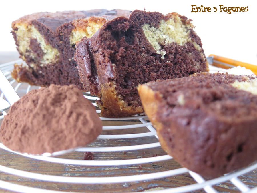 Cake Marmolado de Chocolate y Vainilla