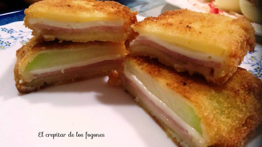 Sándwich de Calabacín Sándwich de Calabacín