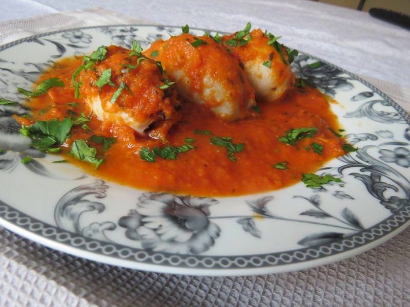 Chipirones Rellenos de Gambas