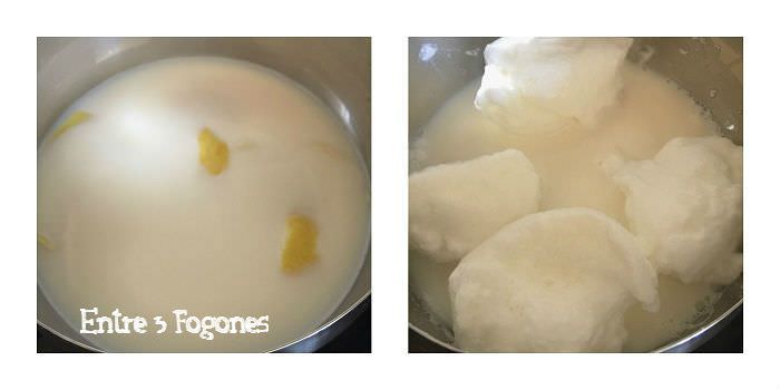 Pasos Soufflé de Manzana con Natilla Casera