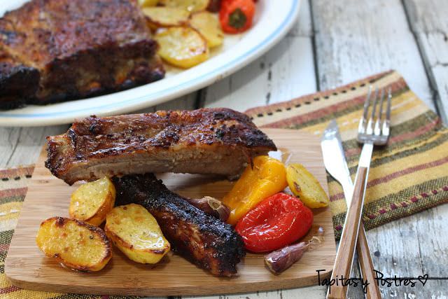 Costillas en Salsa de Miel y Mostaza