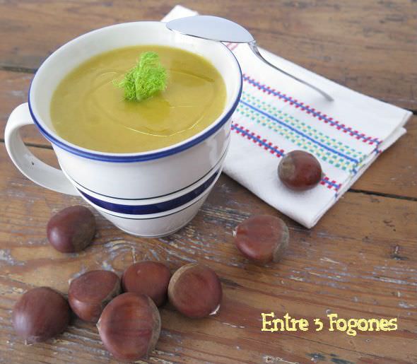 Receta Crema de Potimarron y Castañas Receta Crema de Potimarron y Castañas
