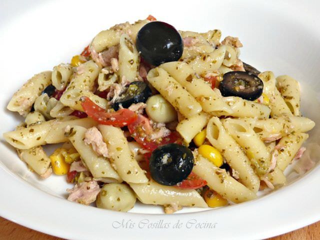 Ensalada de Macarrones al Pesto