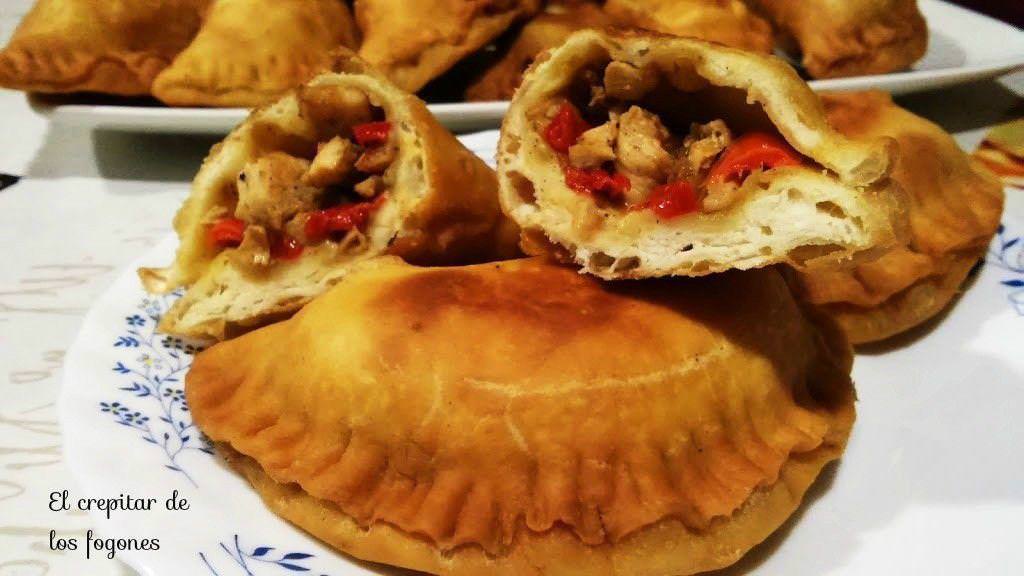 Empanadillas de Pollo con Pimientos