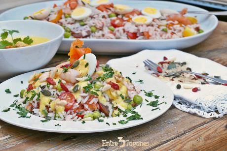 Ensalada de Arroz con Vinagreta de Mango