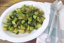 Ensalada de Patatas con Espárragos Verdes y Calabacín