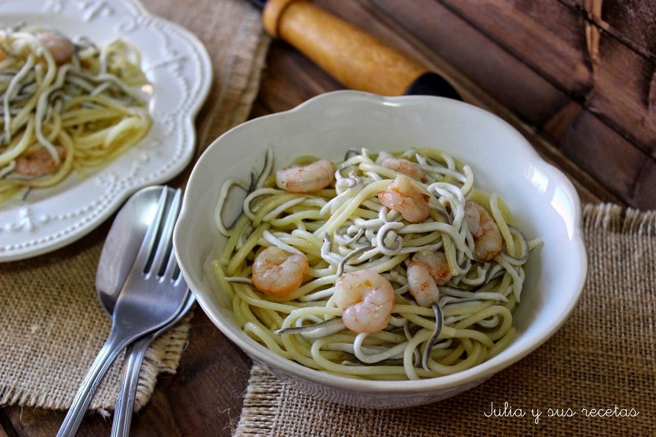 Espaguetis con Gulas