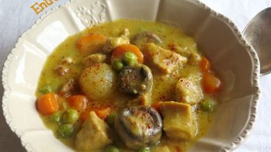 Estofado de Ternera Blanca con Verduras en Salsa de Mantequilla