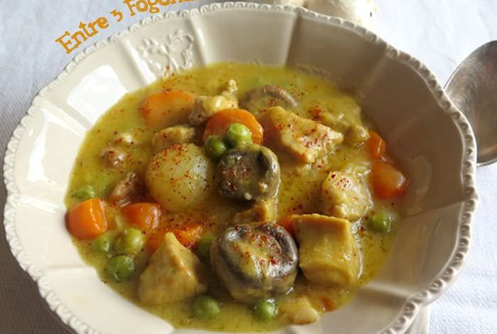 Estofado de Ternera Blanca con Verduras en Salsa de Mantequilla
