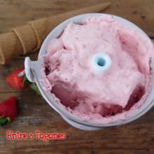Receta Helado de Fresa