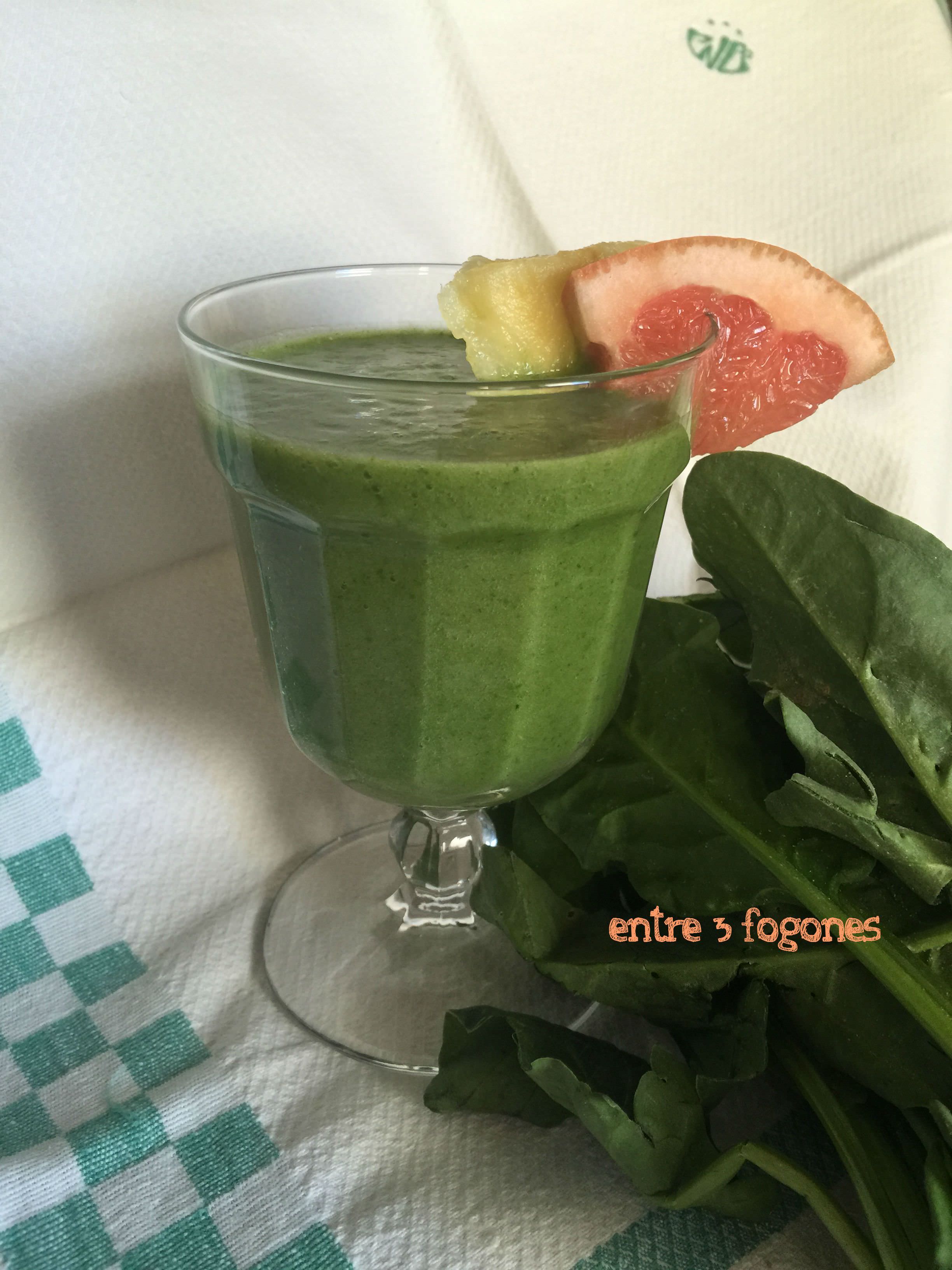 Smoothie de Espinacas y Pomelo