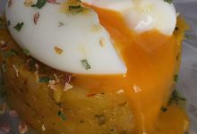 Pochada de Calabaza con Puerro y Huevo “Mollet”
