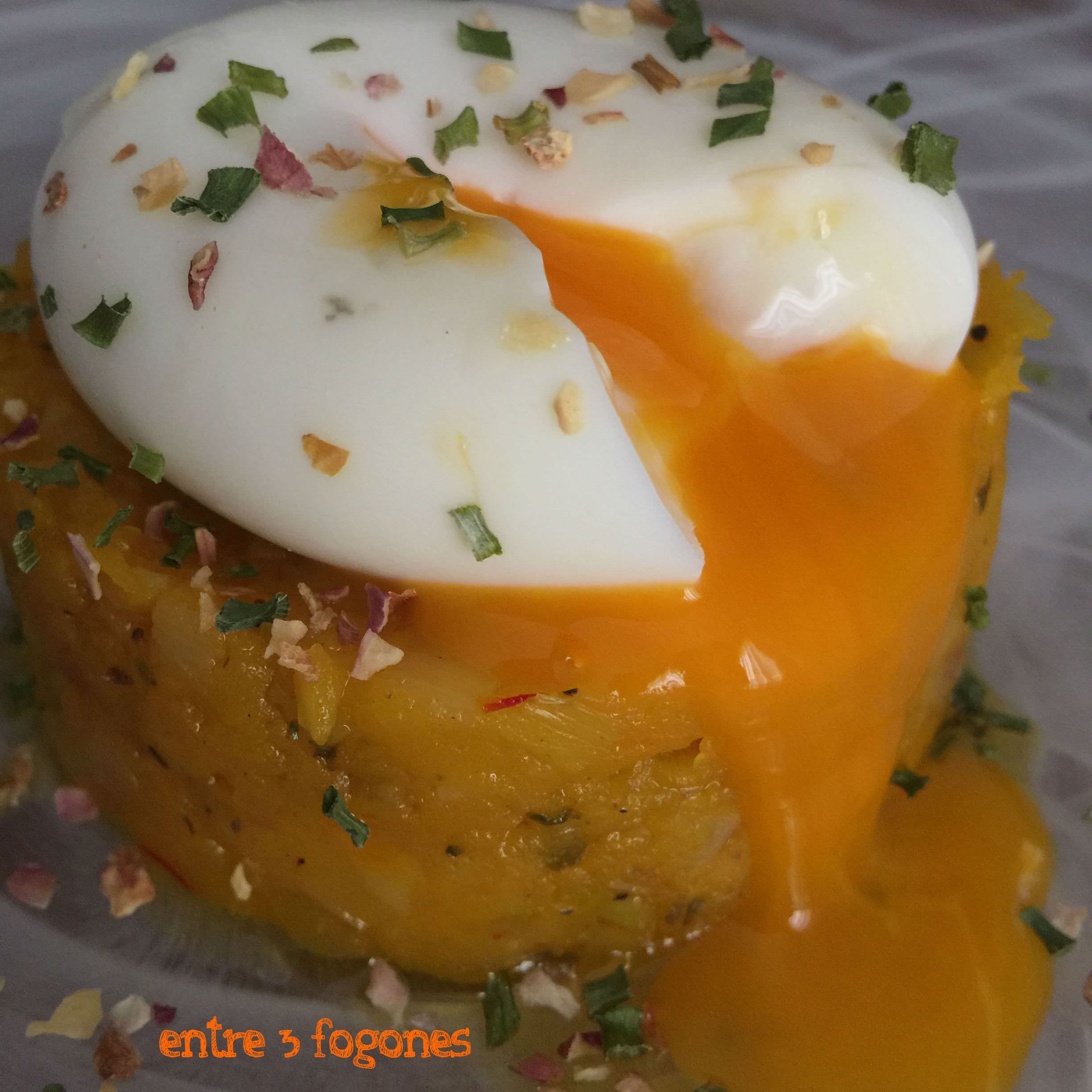 Pochada de Calabaza con Puerro y Huevo “Mollet”