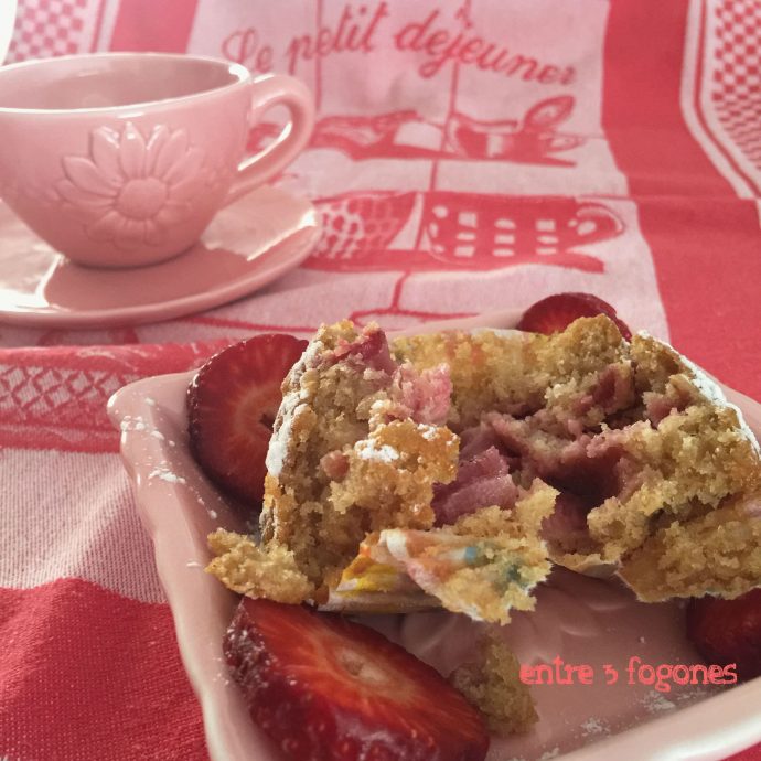 Muffins de fresas