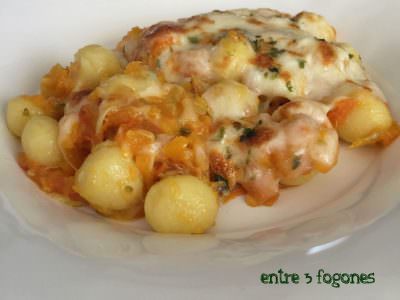 Ñoquis de Patata en Salsa de Calabaza