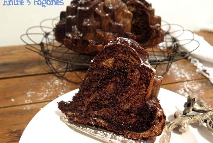 Bundt Cake Cebra con Chocolate