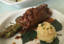 Filetes de Ternera Rellenos de Jamón Serrano y Espárragos