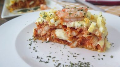Pastel de Merluza y Gambas