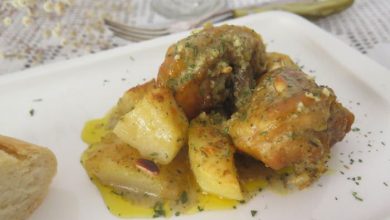 Asado de Pollo con Almendras