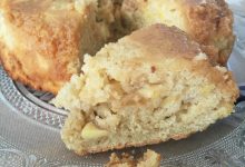 Pastel bretón de manzana y confitura de leche
