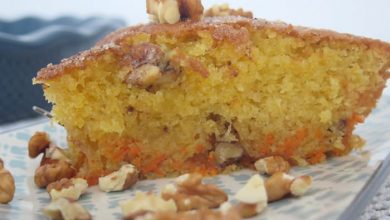 Pastel Ruso de Zanahoria con Nueces