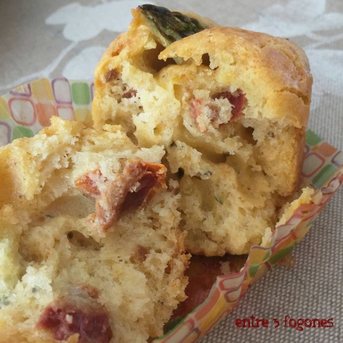 Muffins de espárragos