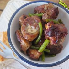 Receta Carne con Ajos