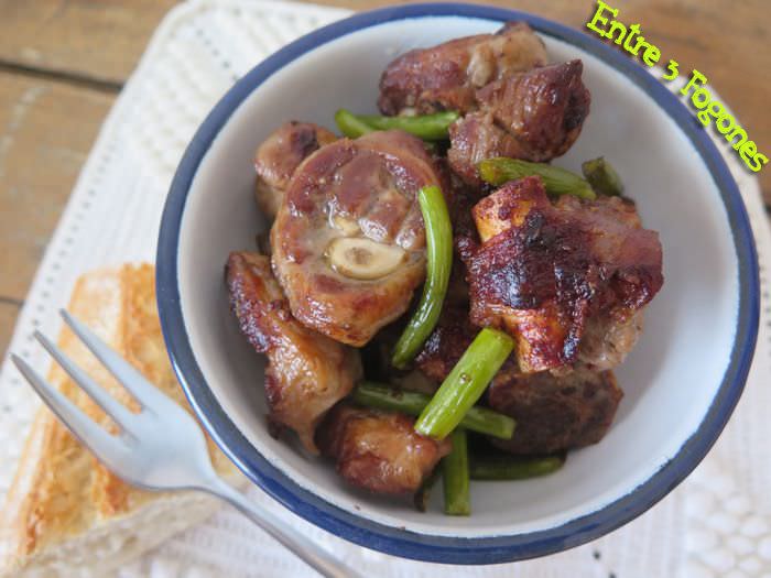 Receta Carne con Ajos