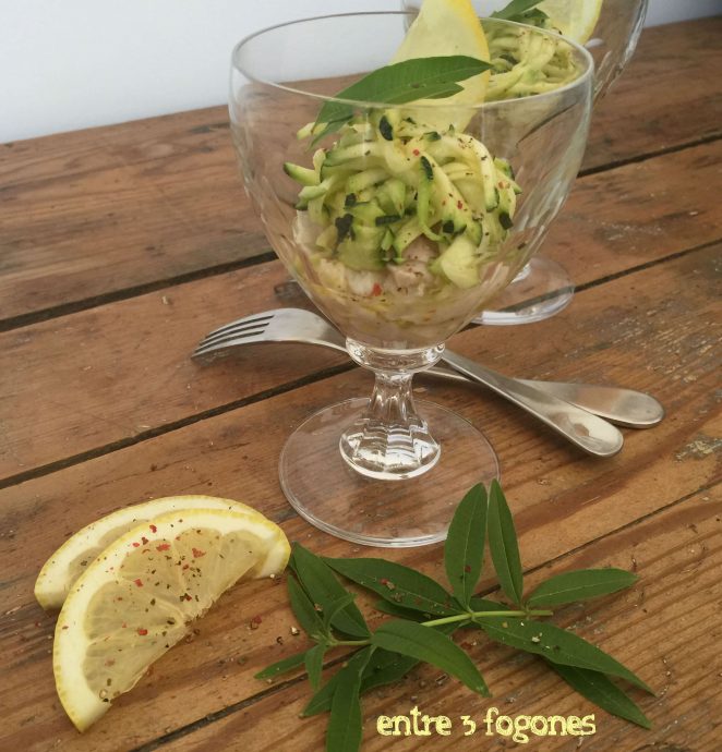 Tartar de Dorada en Verduras a la Verbena
