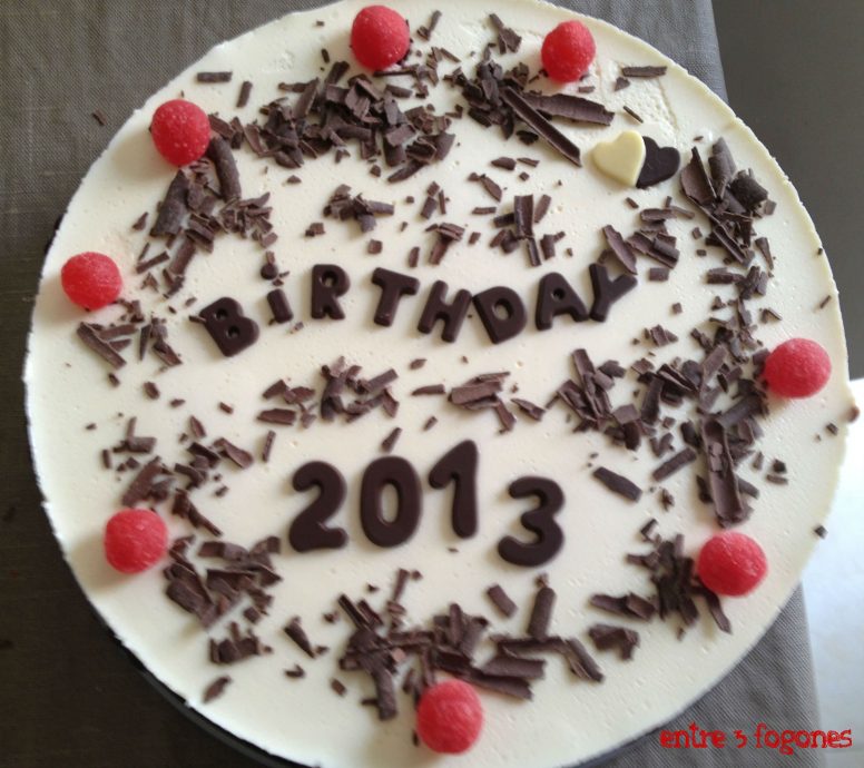 Tarta a los tres chocolates