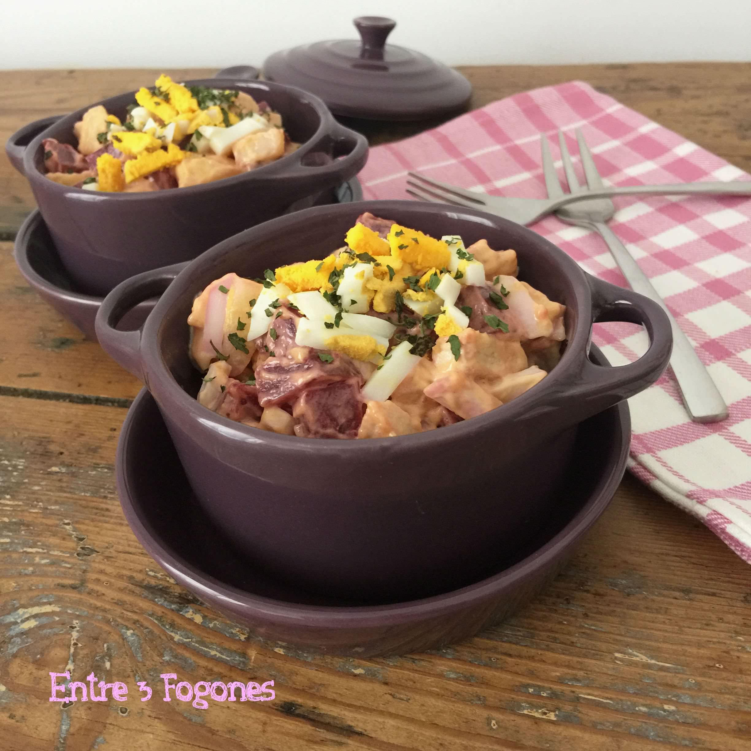 Ensaladilla de Remolacha con Pollo Escabechado Ensaladilla de Remolacha con Pollo Escabechado