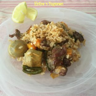 Arroz con Cerdo Ibérico y Verduras