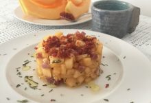 Tartar de Melón con jamón serrano