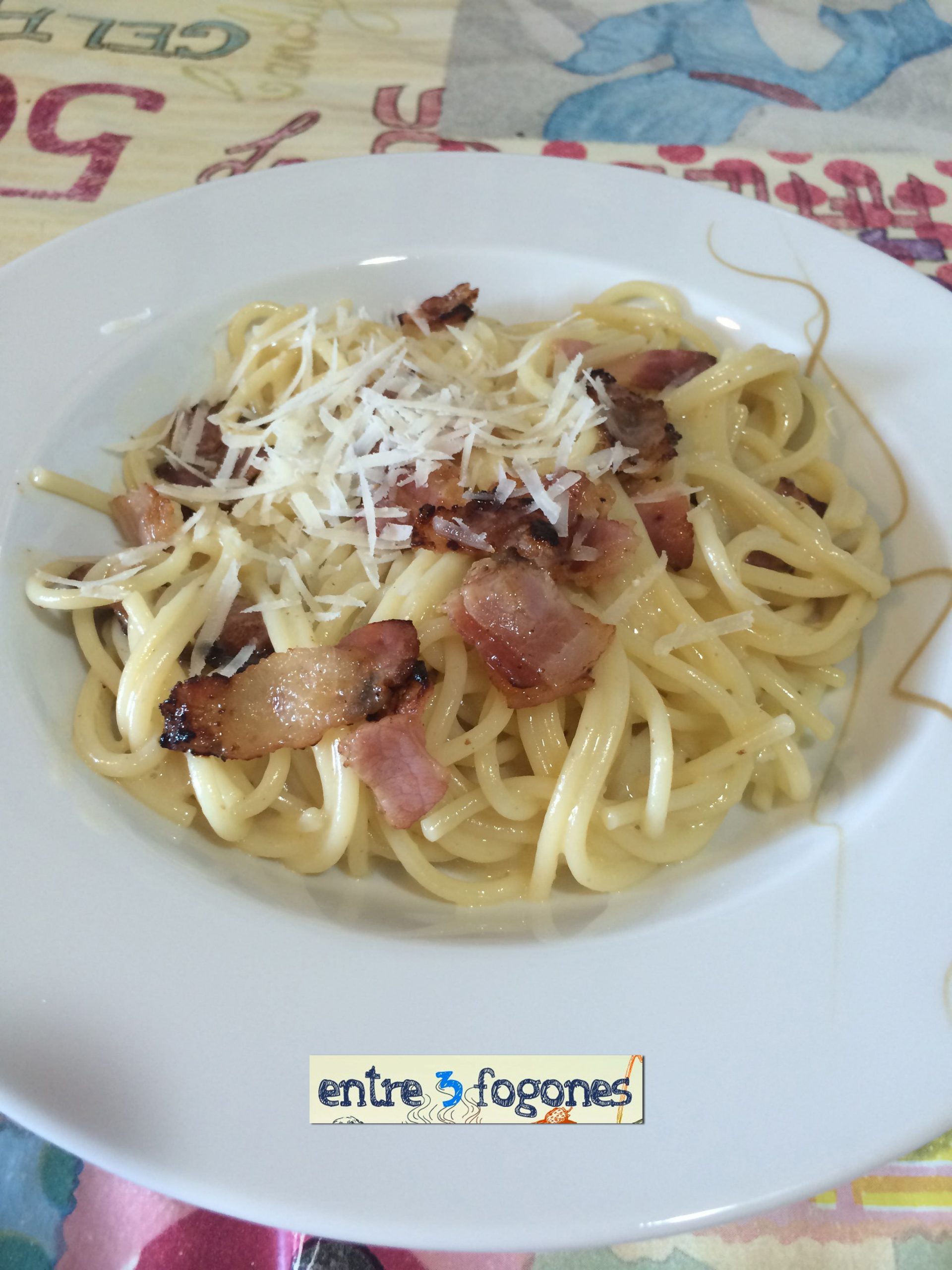 Espaguetis Carbonara sin Nata Espaguetis Carbonara sin Nata