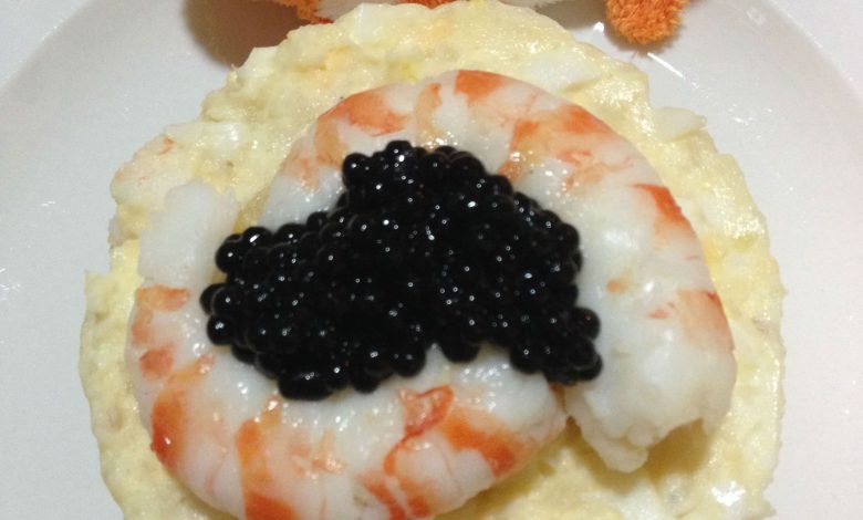 Ensaladilla con langostinos