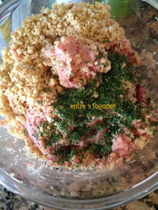 Albóndigas con avellanas