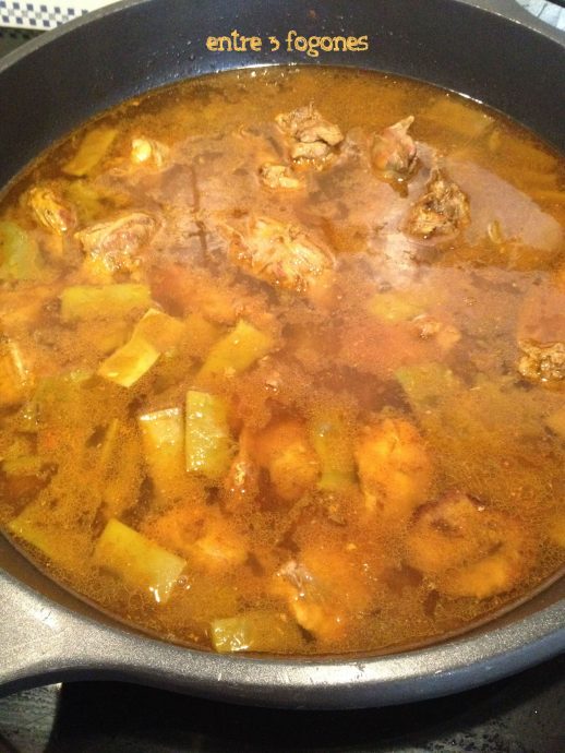 Arroz con conejo de campo