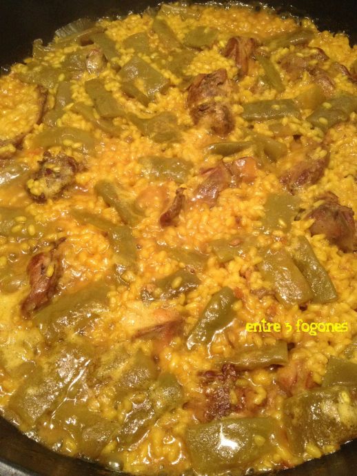 Arroz con conejo de campo