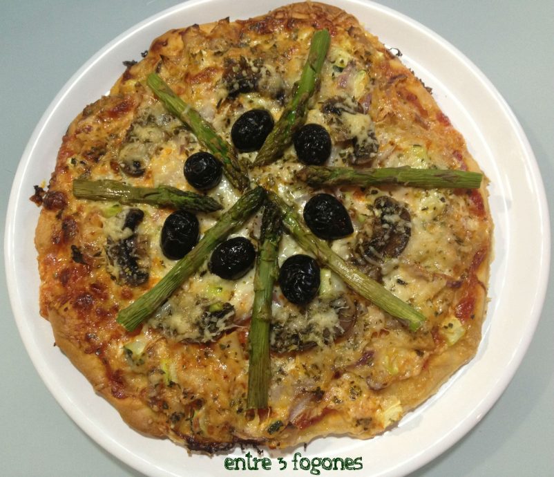 Pizza de verduras