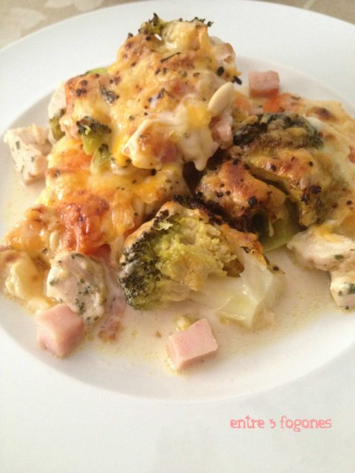 Pastel de Pollo y Brócoli