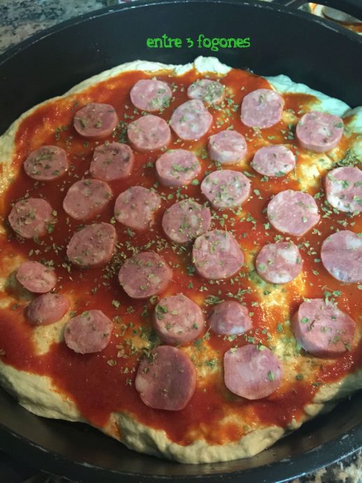 Pizza Americana con Criollo Gallego