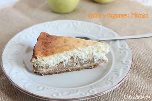 Tarta de manzana y queso
