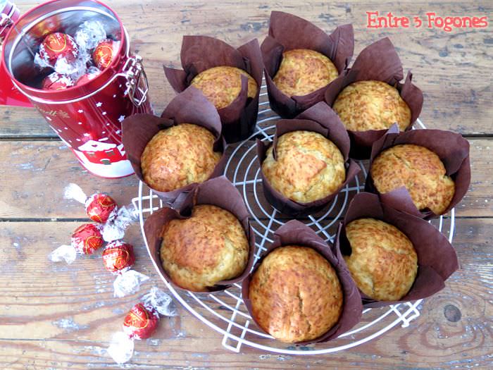 Muffins con Corazón de Bombón Lindt