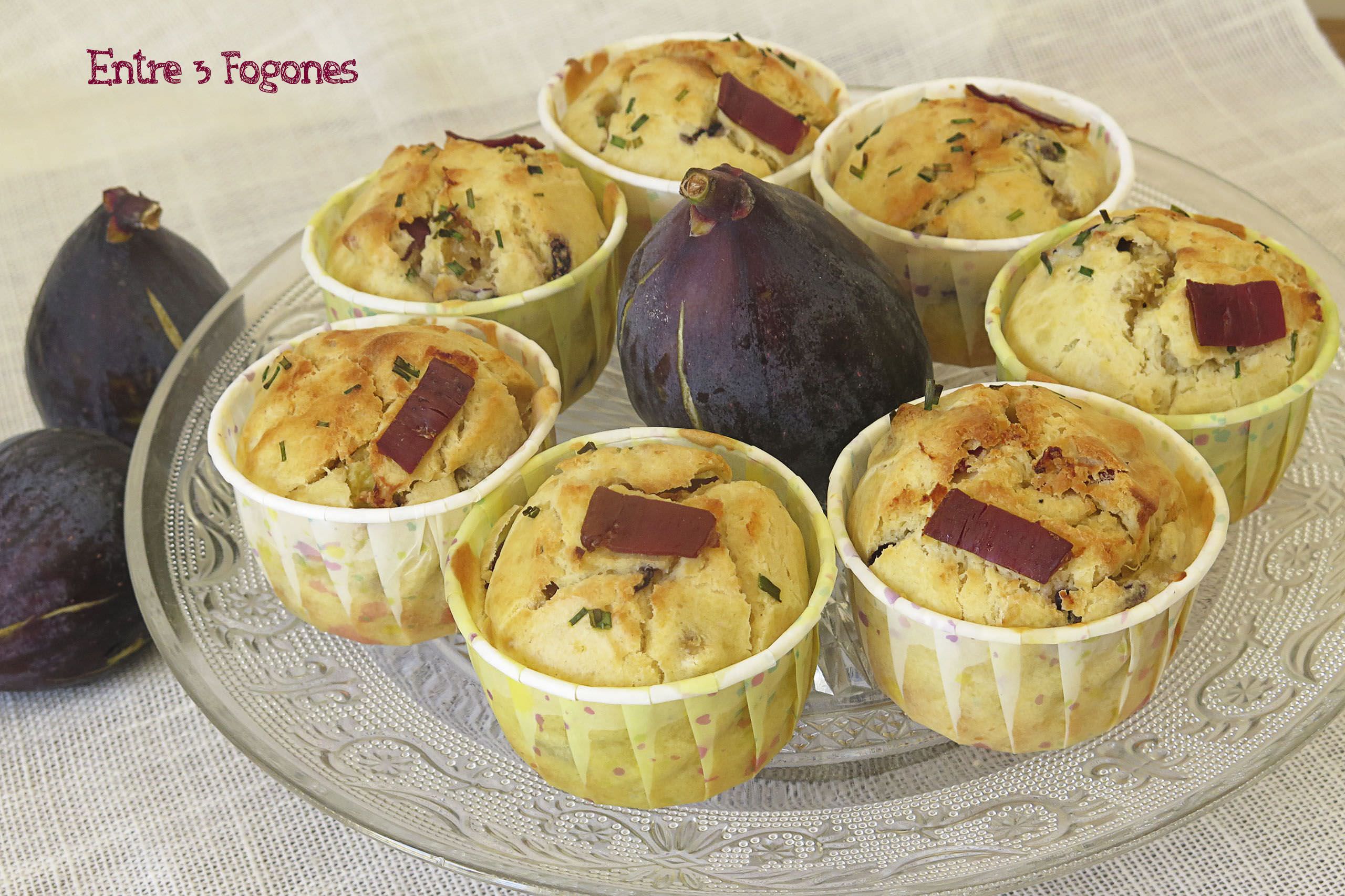 Cakes de Higos con Jamón de Pato