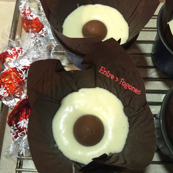 Muffins con Corazón de Bombón Lindt