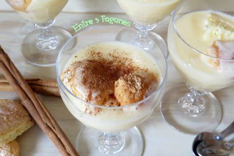 Receta Natillas con Soletillas y Canela